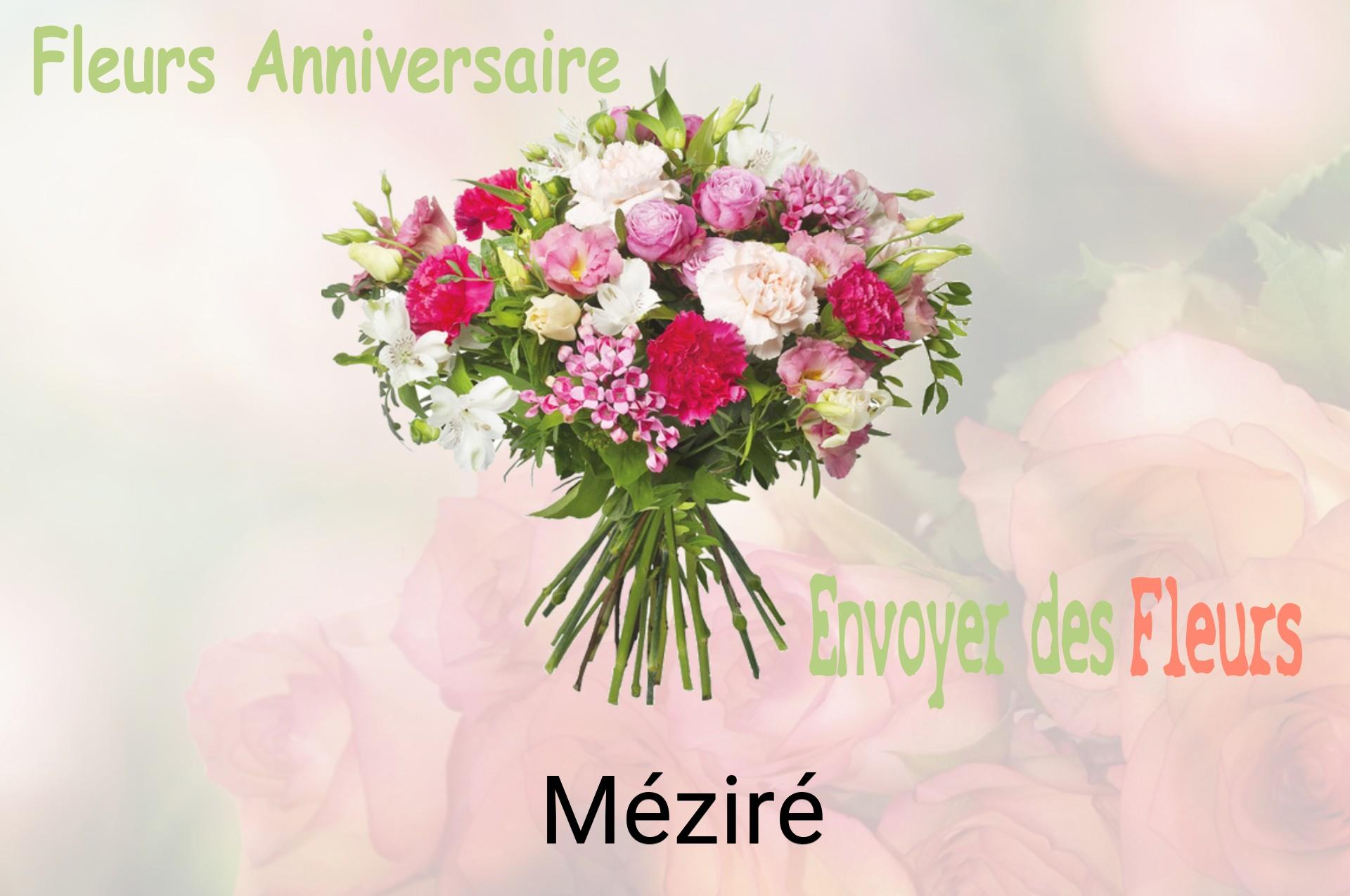 Bouquet de fleurs d’anniversaire livré à Méziré